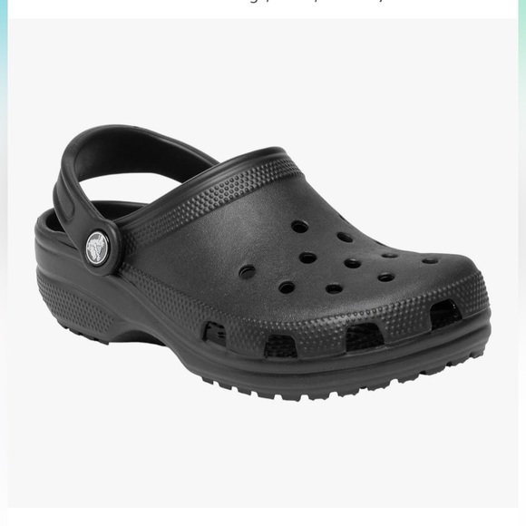 CROCS Shoes - Crocs Unisex-Adult Classic Clogs, Black, women’s size 6